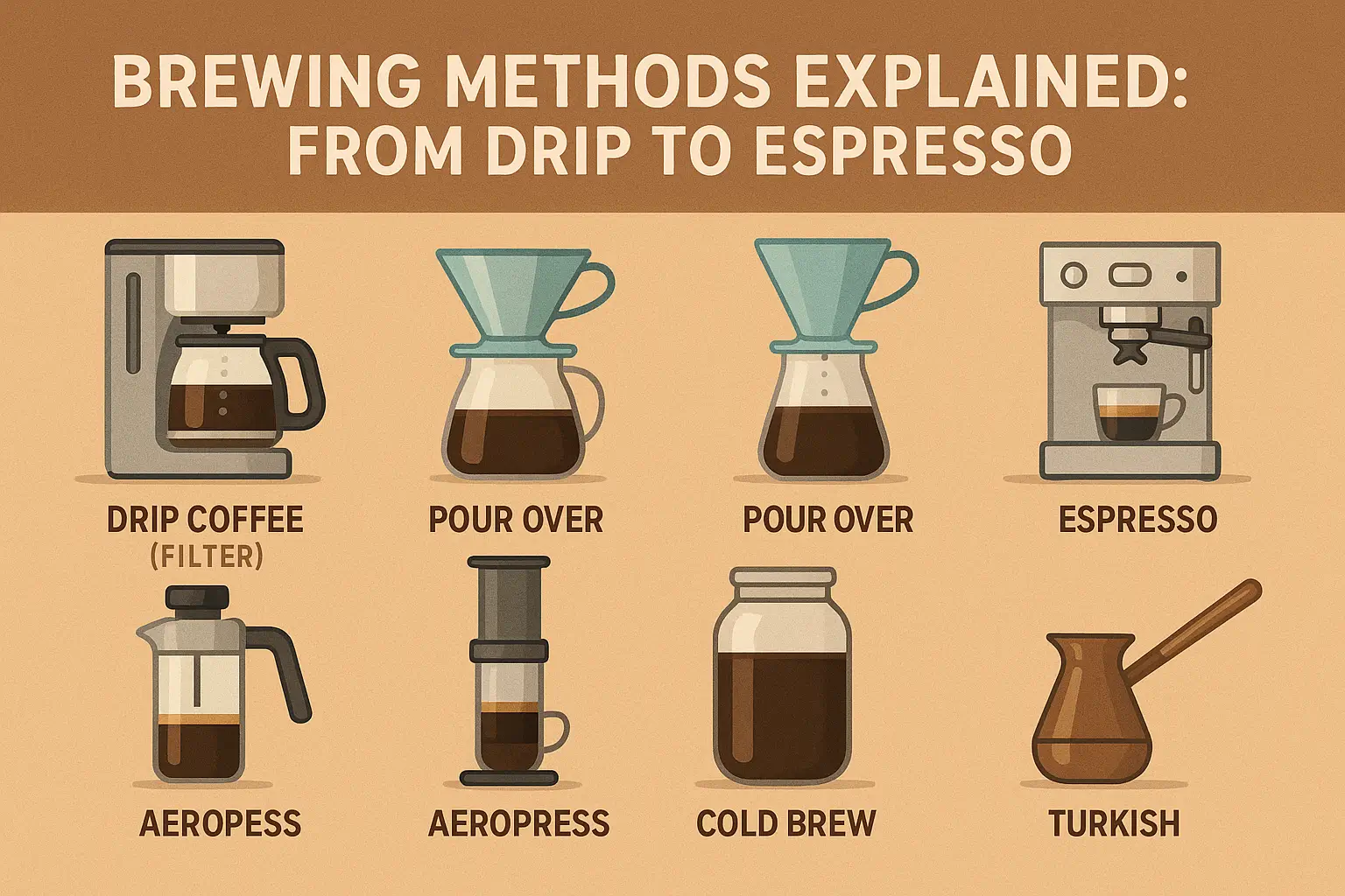 Brewing Methods Explained: From Drip to Espresso