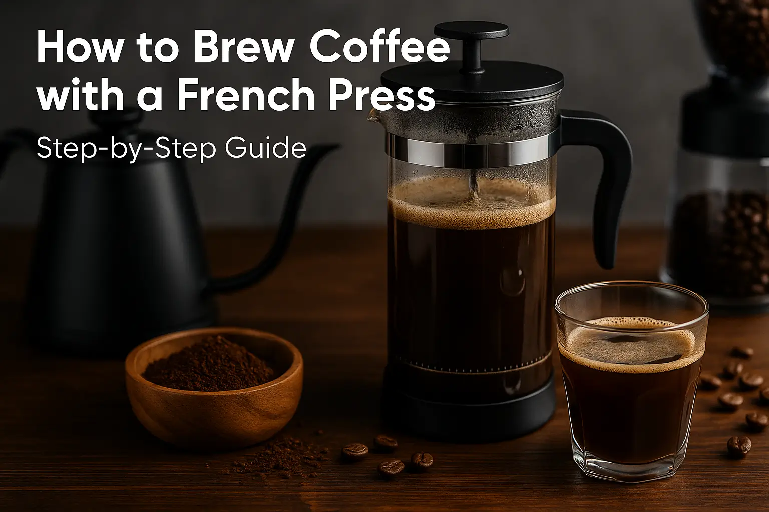 How to Brew Coffee with a French Press Step-by-Step Guide